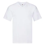 Fruit of the Loom V-Shirt Original V-Neck T Weiß