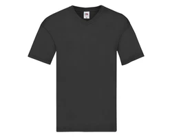 Fruit of the Loom V-Shirt Original V-Neck T Dunkelgrau/Grau/Schwarz
