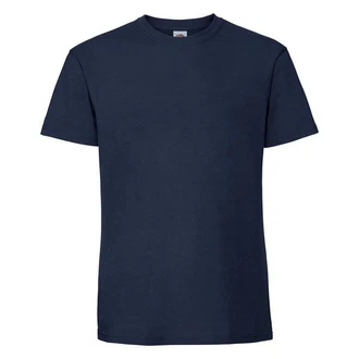 Fruit of the Loom Rundhalsshirt Ringspun Premium T-Shirt Dunkelblau Fruit of the Loom Rundhalsshirt Ringspun Premium T-Shirt Dunkelblau