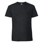 Fruit of the Loom Rundhalsshirt Ringspun Premium T-Shirt Schwarz/Dunkelblau/Dunkelgrau