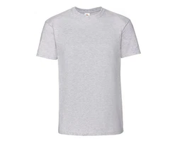 Fruit of the Loom Rundhalsshirt Ringspun Premium T-Shirt Grau/Hellgrau
