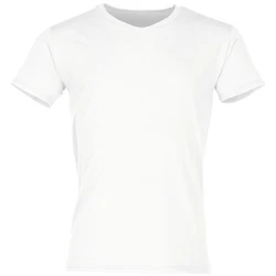 Fruit of the Loom Iconic 150 V-Neck T-Shirt Weiß/Creme/Grau