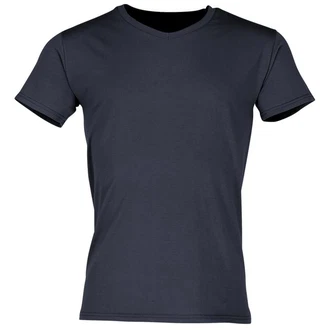 Fruit of the Loom Iconic 150 V-Neck T-Shirt Dunkelblau/Blau