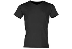 Fruit of the Loom Iconic 150 V-Neck T-Shirt Dunkelgrau/Schwarz/Grau