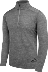 normani Langarmshirt Herren mit 1/4 Zipper Canberra 