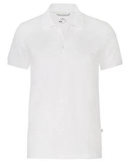 Jeff Green Poloshirt David Weiß/Grau/Creme