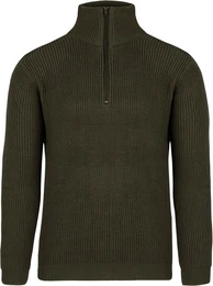 Strickpullover Herren Troyer-Pullover mit RV-Kragen Tintrup Bundeswehr Winterpullover BW Langarm Marinepullover Strickpullover