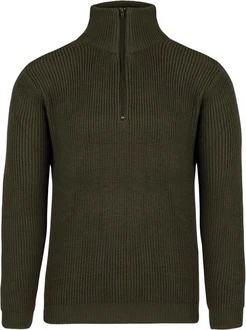 normani Strickpullover Troyer Tintrup Dunkelgrün