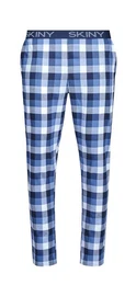 Pyjamahose Herren Pyjama Hose kariert (1-tlg) Modisches Design Baumwolle