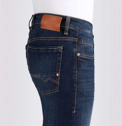 MAC 5-Pocket Jeans Arne Pipe Blau/Lila/Dunkelblau