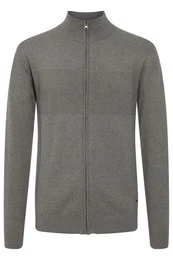 Strickjacke IDErnoldo Feinstrick Zip-Jacke
