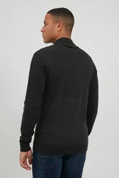 Indicode Strickjacke Ernaldo Zip-Jacke Dunkelgrau/Schwarz/Dunkelgrün/Khaki