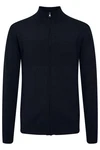 Indicode Strickjacke Ernaldo Zip-Jacke Dunkelblau