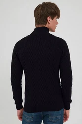 Indicode Strickjacke IDBanjamino Schwarz/Hellblau