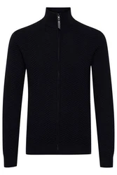 Indicode Strickjacke IDBanjamino Schwarz/Hellblau