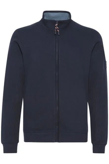Indicode Sweatjacke IDArcelio mit Stehkragen Dunkelblau