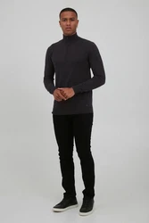 Indicode Troyer IDBaddon Feinstrick Dunkelgrau/Schwarz