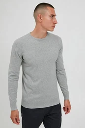 Rundhalspullover IDBadan Herren Feinstrickpullover