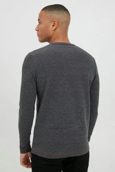 Indicode Langarmshirt IDAmbrosius Basic Dunkelgrau/Grau/Hellgrau/Dunkelblau
