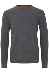 Indicode Langarmshirt IDAmbrosius Basic Dunkelgrau/Grau/Hellgrau/Dunkelblau