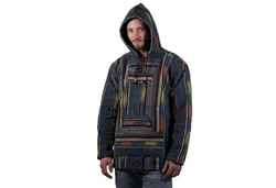 KUNST UND MAGIE Hoodie Kapuzenpulli Kapu Baja Jerga bunt