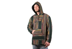 KUNST UND MAGIE Hoodie Kapuzenpulli Kapu Baja Jerga bunt