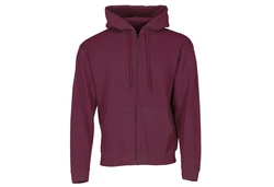 Fruit of the Loom Sweatjacke Classic Hooded Sweat Jacket Dunkelrot/Lila/Rosa/Rot