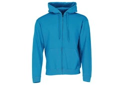 Fruit of the Loom Sweatjacke Classic Hooded Sweat Jacket Türkis/Blau