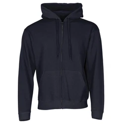 Fruit of the Loom Sweatjacke Classic Hooded Sweat Jacket Dunkelblau/Blau