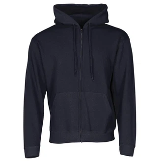Fruit of the Loom Sweatjacke Classic Hooded Sweat Jacket Dunkelblau/Blau