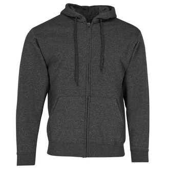Fruit of the Loom Sweatjacke Classic Hooded Sweat Jacket Dunkelgrau/Grau/Hellgrau