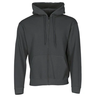 Fruit of the Loom Sweatjacke Classic Hooded Sweat Jacket Dunkelgrau/Grau/Hellgrau