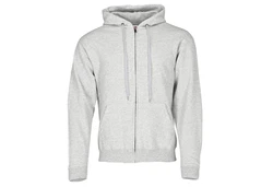 Fruit of the Loom Sweatjacke Classic Hooded Sweat Jacket Grau/Hellgrau