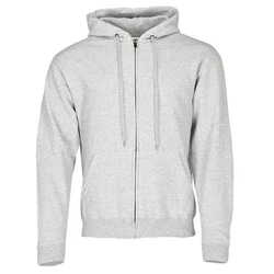 Fruit of the Loom Sweatjacke Classic Hooded Sweat Jacket Grau/Hellgrau