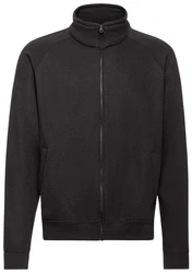 Fruit of the Loom Classic Sweat Jacket Schwarz/Dunkelgrau/Grau