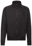 Fruit of the Loom Classic Sweat Jacket Schwarz/Dunkelgrau/Grau