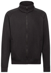 Fruit of the Loom Classic Sweat Jacket Schwarz/Dunkelgrau/Grau