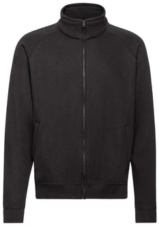 Fruit of the Loom Classic Sweat Jacket Schwarz/Dunkelgrau/Grau Fruit of the Loom Classic Sweat Jacket Schwarz/Dunkelgrau/Grau