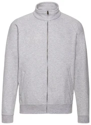 Fruit of the Loom Classic Sweat Jacket Grau/Hellgrau