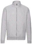 Fruit of the Loom Classic Sweat Jacket Grau/Hellgrau