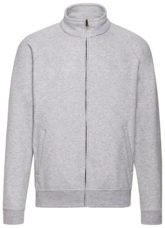 Fruit of the Loom Classic Sweat Jacket Grau/Hellgrau Fruit of the Loom Classic Sweat Jacket Grau/Hellgrau