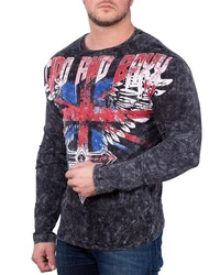 Cipo & Baxx Sweatshirt Herren Longsleeve BA-CL485 Schwarz/Meliert (BA-CL485)