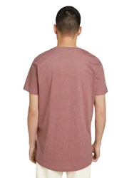 TOM TAILOR Denim T-Shirt STRUCTURED-SHIRT Rot/Rosa