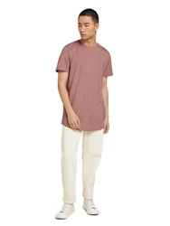 TOM TAILOR Denim T-Shirt STRUCTURED-SHIRT Rot/Rosa