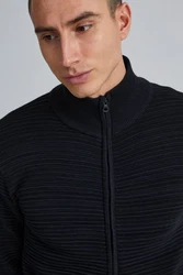 !Solid Strickjacke SDStruan Dunkelblau/Blau