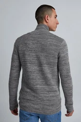 !Solid Strickjacke SDStruan Hellgrau/Grau/Dunkelgrau