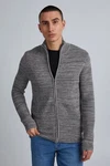 !Solid Strickjacke SDStruan Hellgrau/Grau/Dunkelgrau