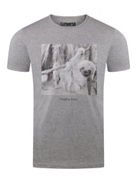 T-Shirt Herren Fotoprintshirt RIVCharly Regular Fit (1-tlg) Kurzarm Tee Shirt mit Rundhalsausschnitt