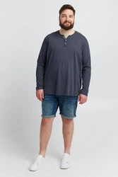 !Solid Longsleeve SDVolko BT Dunkelblau/Blau/Hellblau