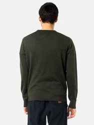 Rusty Strickpullover SLUNG CREW NECK LAYERING KNIT Dunkelgrün